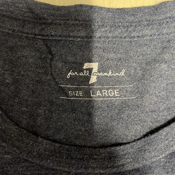 7 for all Mankind T-shirt. Men’s size L - Picture 2 of 4